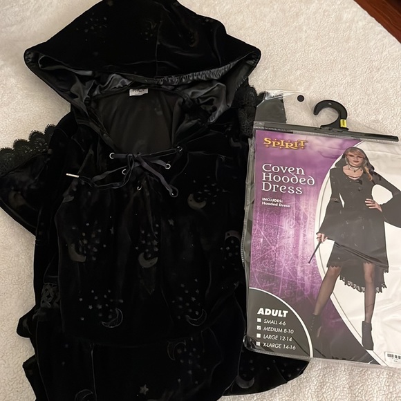 Spirit Coven Hooded Dress size M - Picture 4 of 5